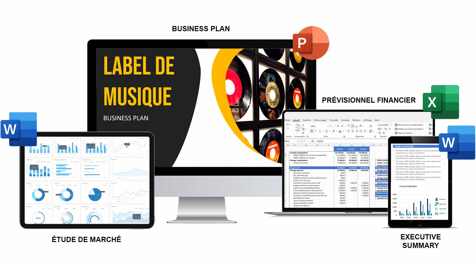 exemple de business plan label musique pdf